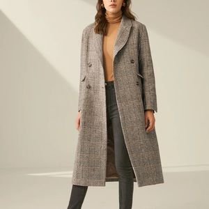 Commense Valor Oversized Plaid Overcoat, Never Worn